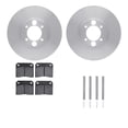 thumbnail image 1 of Dynamic Friction Company Rear Brake Rotors with 5000 Advanced Brake Pads includes Hardware 6512-20031, 1 of 3