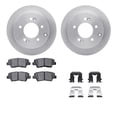 thumbnail image 1 of Dynamic Friction Company Rear Brake Rotors with 5000 Advanced Brake Pads includes Hardware 6512-21091, 1 of 3