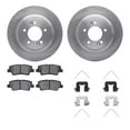 thumbnail image 1 of Dynamic Friction Company Rear Brake Rotors with 5000 Advanced Brake Pads includes Hardware 6512-21179, 1 of 3