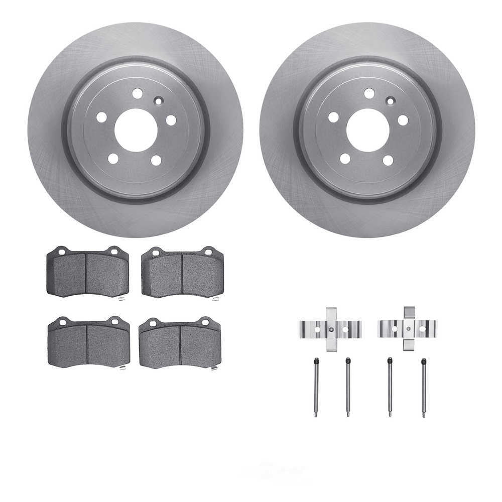Dynamic Friction Company 6512-26005 DFC Rotors with 5000 Advanced Brake Pads includes Hardware