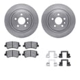 thumbnail image 1 of Dynamic Friction Company Rear Brake Rotors with 5000 Advanced Brake Pads includes Hardware 6512-27242, 1 of 3