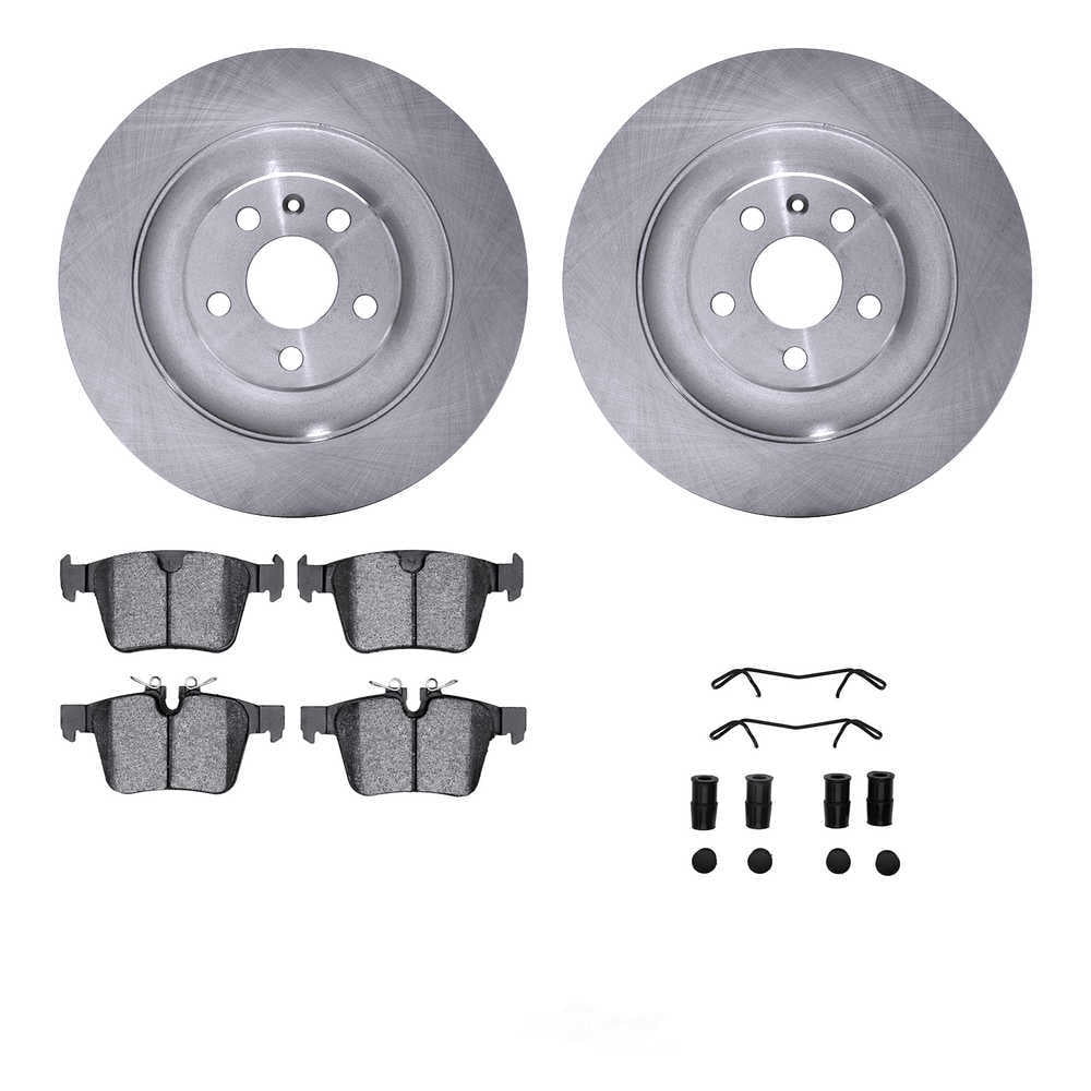 Dynamic Friction Company 6512-27328 DFC Rotors with 5000 Advanced Brake Pads includes Hardware