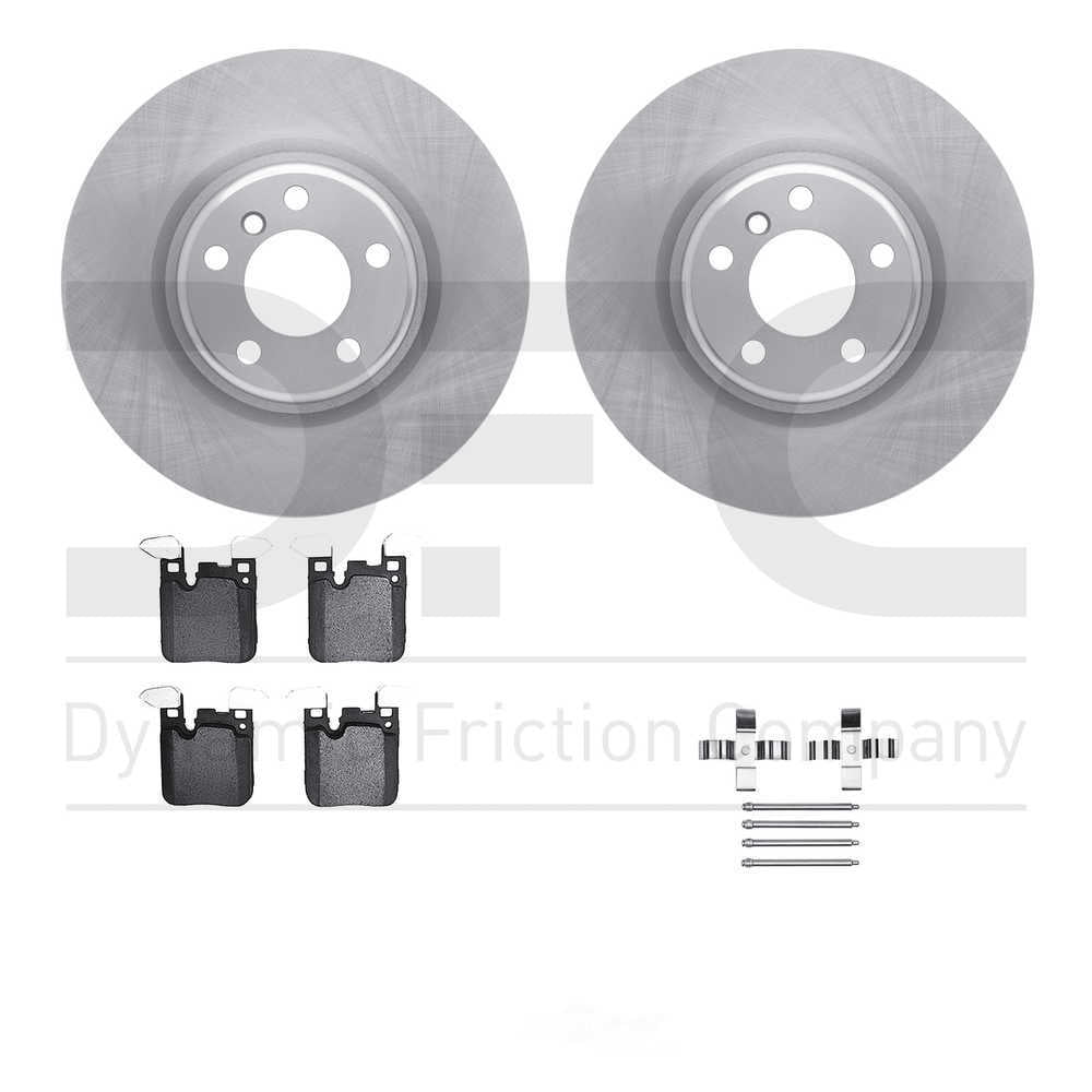 Dynamic Friction Company 6512-31590 DFC Rotors with 5000 Advanced Brake Pads includes Hardware