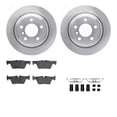 thumbnail image 1 of Dynamic Friction Company Rear Brake Rotors with 5000 Advanced Brake Pads includes Hardware 6512-31597, 1 of 3