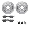 thumbnail image 1 of Dynamic Friction Company Rear Brake Rotors with 5000 Advanced Brake Pads includes Hardware 6512-31598, 1 of 3