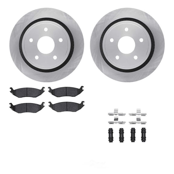 Dynamic Friction Company 6512-40429 DFC Rotors with 5000 Advanced Brake Pads includes Hardware