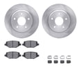 thumbnail image 1 of Dynamic Friction Company Rear Brake Rotors with 5000 Advanced Brake Pads includes Hardware 6512-40479, 1 of 3