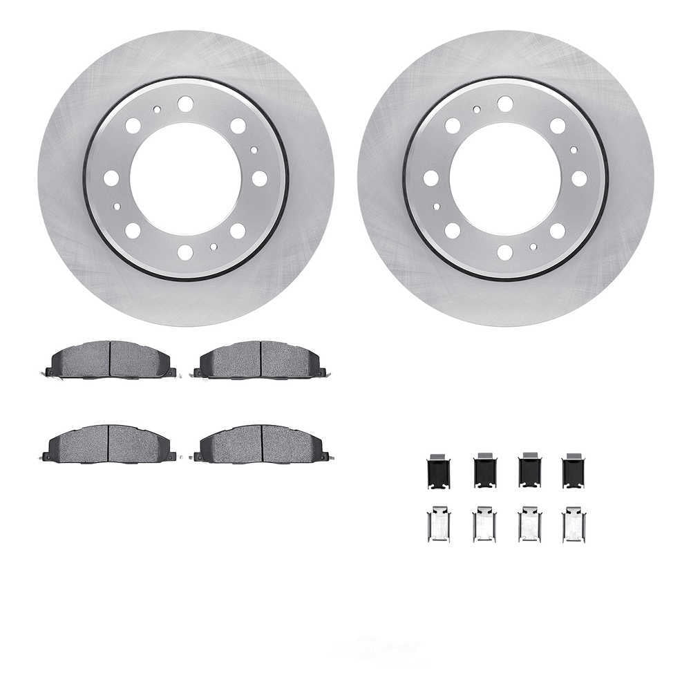 Dynamic Friction Company 6512-40516 DFC Rotors with 5000 Advanced Brake Pads includes Hardware