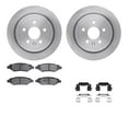 thumbnail image 1 of Dynamic Friction Company Rear Brake Rotors with 5000 Advanced Brake Pads includes Hardware 6512-46193, 1 of 3