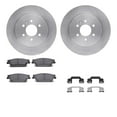 thumbnail image 1 of Dynamic Friction Company Rear Brake Rotors with 5000 Advanced Brake Pads includes Hardware 6512-46320, 1 of 3