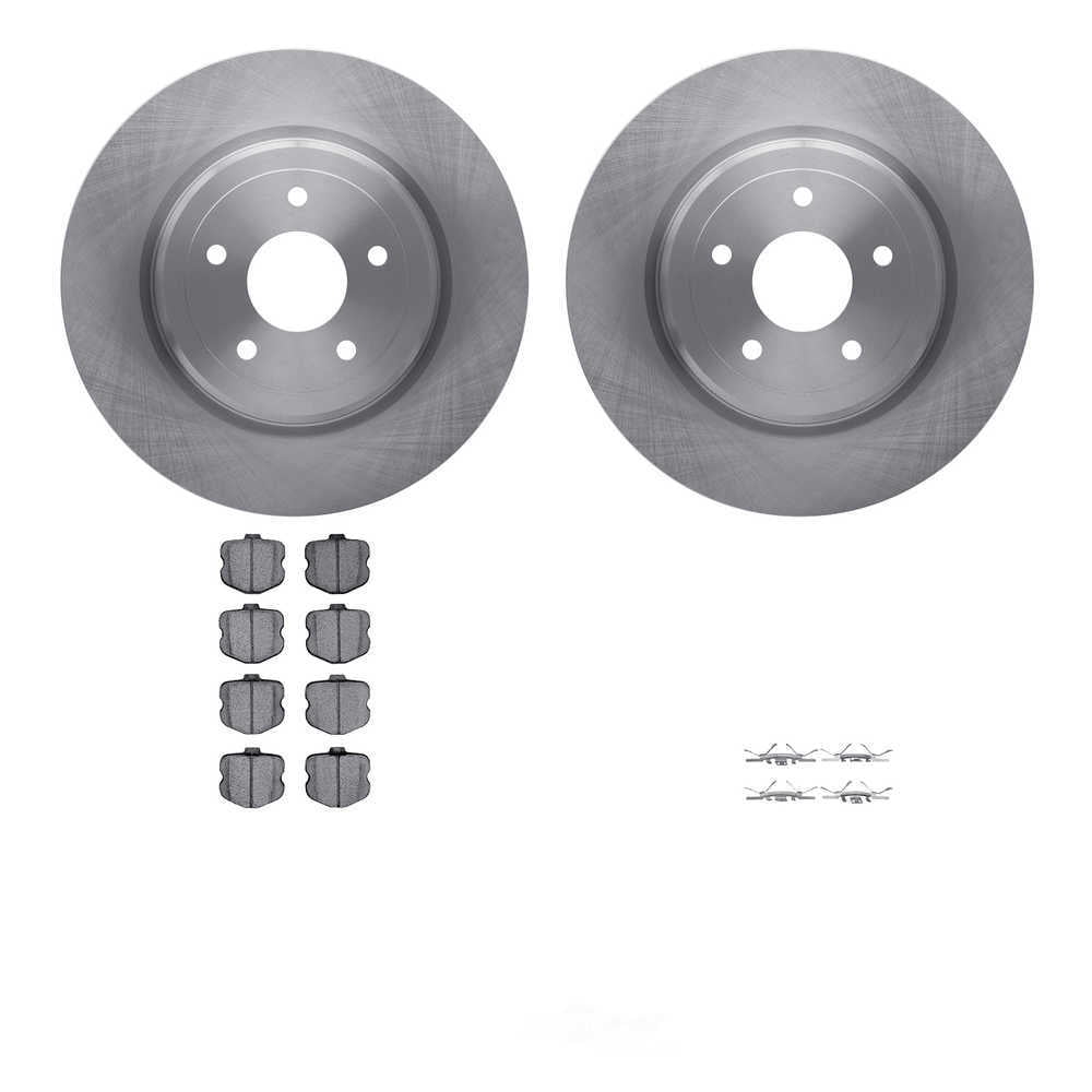 Dynamic Friction Company 6512-47196 DFC Rotors with 5000 Advanced Brake Pads includes Hardware
