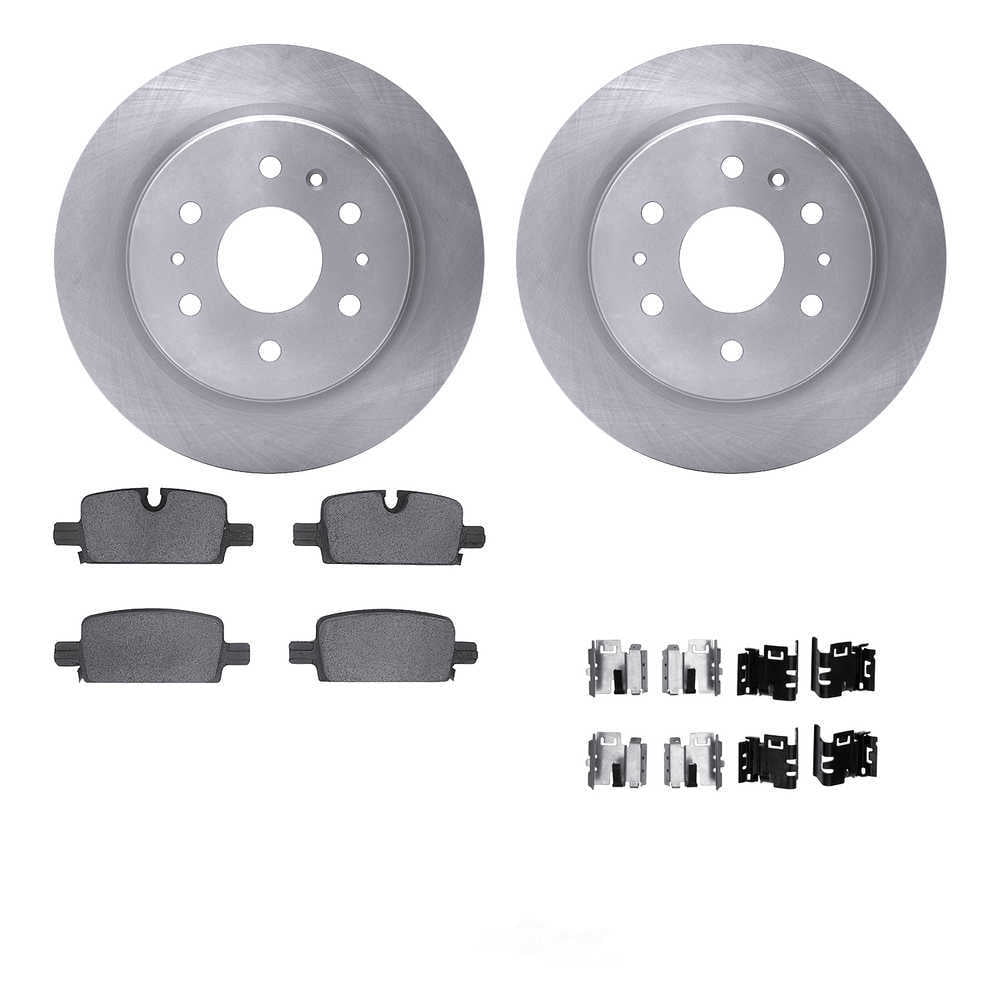 Dynamic Friction Company 6512-47348 DFC Rotors with 5000 Advanced Brake Pads includes Hardware