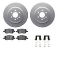 thumbnail image 1 of Dynamic Friction Company Rear Brake Rotors with 5000 Advanced Brake Pads includes Hardware 6512-49003, 1 of 3