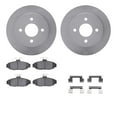 thumbnail image 1 of Dynamic Friction Company Rear Brake Rotors with 5000 Advanced Brake Pads includes Hardware 6512-55099, 1 of 3