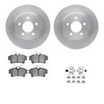thumbnail image 1 of Dynamic Friction Company Rear Brake Rotors with 5000 Advanced Brake Pads includes Hardware 6512-55150, 1 of 3