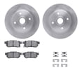 thumbnail image 1 of Dynamic Friction Company Rear Brake Rotors with 5000 Advanced Brake Pads includes Hardware 6512-59147, 1 of 3