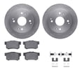 thumbnail image 1 of Dynamic Friction Company Rear Brake Rotors with 5000 Advanced Brake Pads includes Hardware 6512-59223, 1 of 3