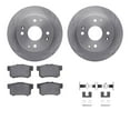 thumbnail image 1 of Dynamic Friction Company Rear Brake Rotors with 5000 Advanced Brake Pads includes Hardware 6512-59253, 1 of 3