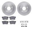 thumbnail image 1 of Dynamic Friction Company Rear Brake Rotors with 5000 Advanced Brake Pads includes Hardware 6512-59273, 1 of 3
