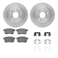 thumbnail image 1 of Dynamic Friction Company Rear Brake Rotors with 5000 Advanced Brake Pads includes Hardware 6512-59289, 1 of 3