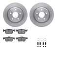 thumbnail image 1 of Dynamic Friction Company Rear Brake Rotors with 5000 Advanced Brake Pads includes Hardware 6512-59502, 1 of 3