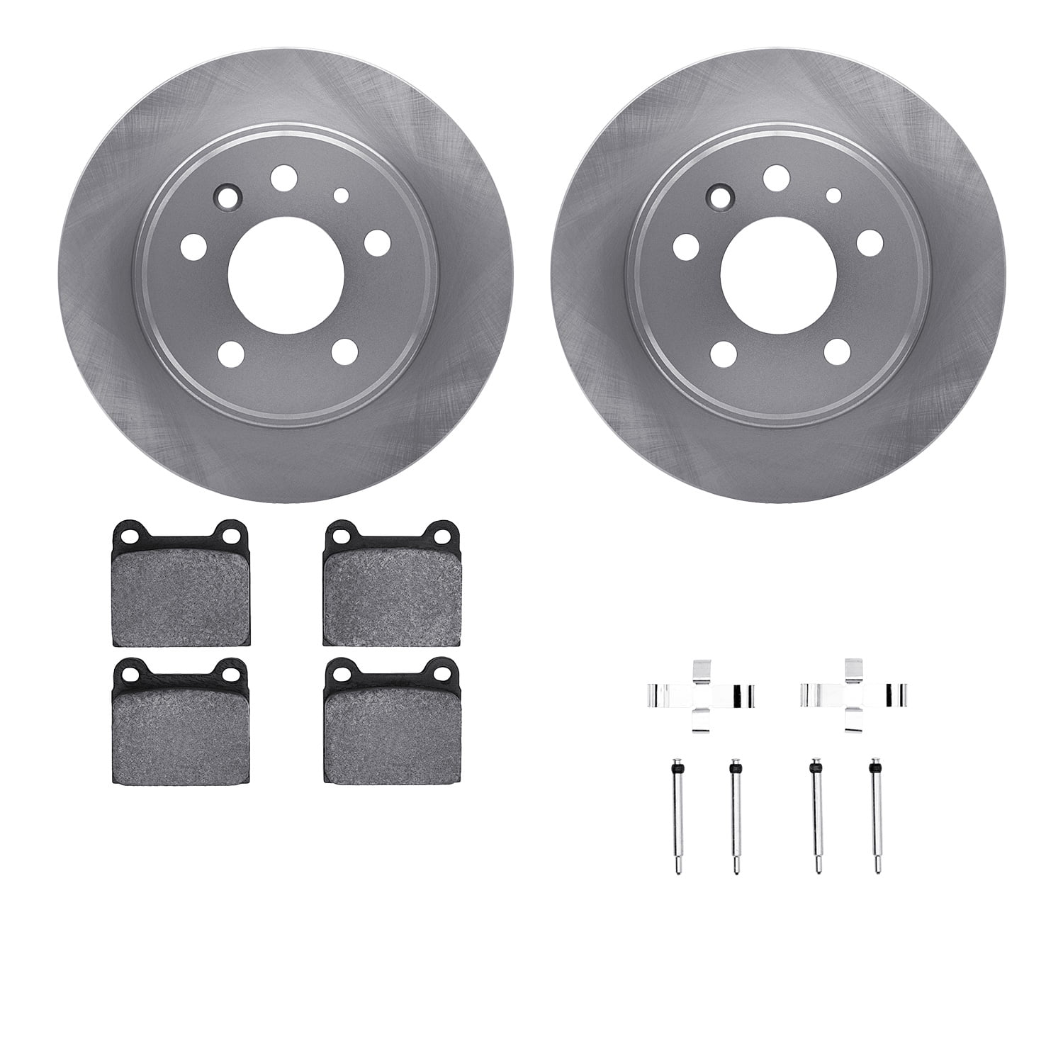 Dynamic Friction Company 6512-63144 DFC Rotors with 5000 Advanced Brake Pads includes Hardware