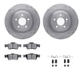 thumbnail image 1 of Dynamic Friction Company Rear Brake Rotors with 5000 Advanced Brake Pads includes Hardware 6512-63456, 1 of 3