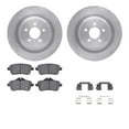 thumbnail image 1 of Dynamic Friction Company Rear Brake Rotors with 5000 Advanced Brake Pads includes Hardware 6512-63570, 1 of 3