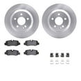 thumbnail image 1 of Dynamic Friction Company Rear Brake Rotors with 5000 Advanced Brake Pads includes Hardware 6512-63581, 1 of 3