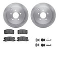 thumbnail image 1 of Dynamic Friction Company Rear Brake Rotors with 5000 Advanced Brake Pads includes Hardware 6512-72299, 1 of 3