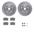 thumbnail image 1 of Dynamic Friction Company Rear Brake Rotors with 5000 Advanced Brake Pads includes Hardware 6512-74173, 1 of 3
