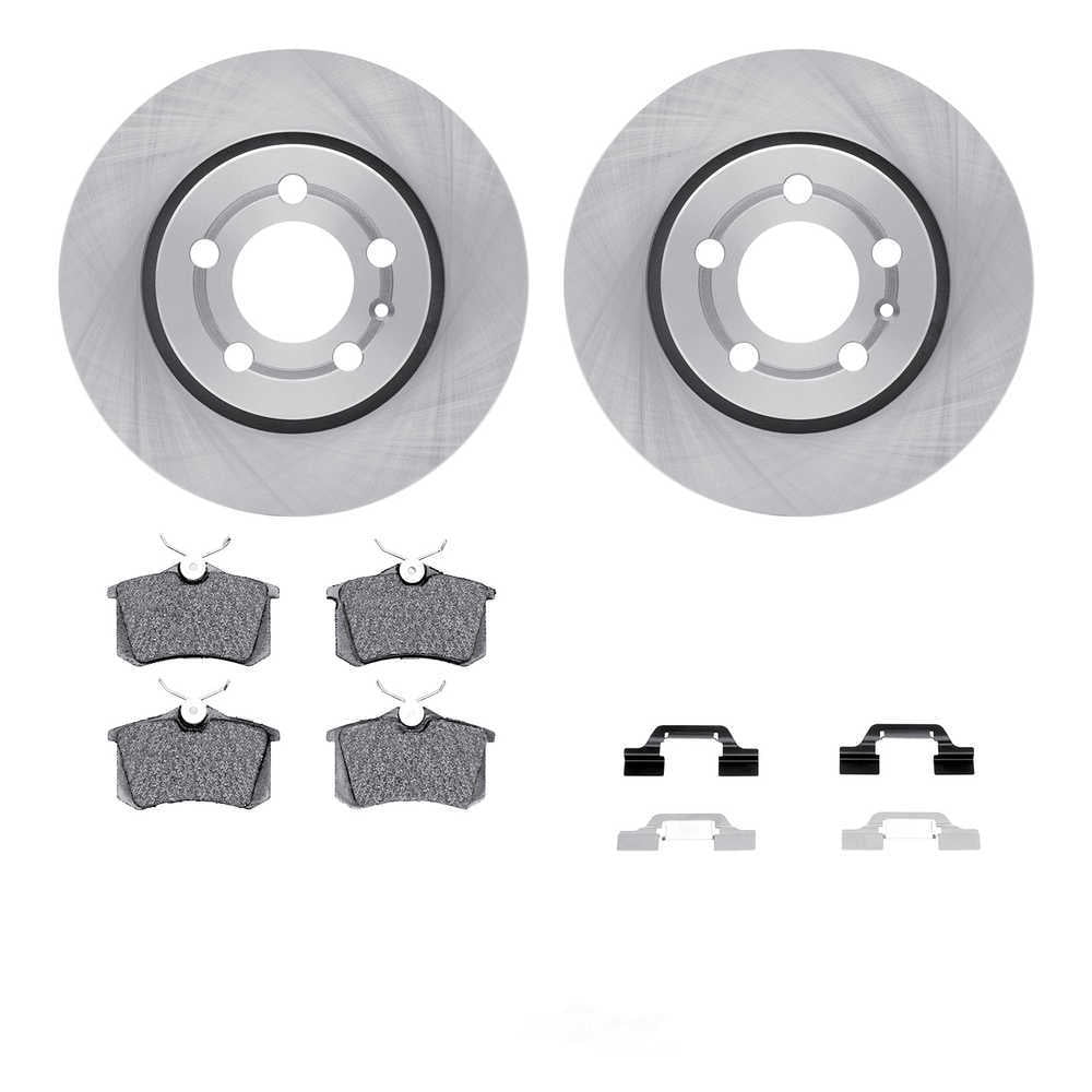 Dynamic Friction Company 6512-74293 DFC Rotors with 5000 Advanced Brake Pads includes Hardware