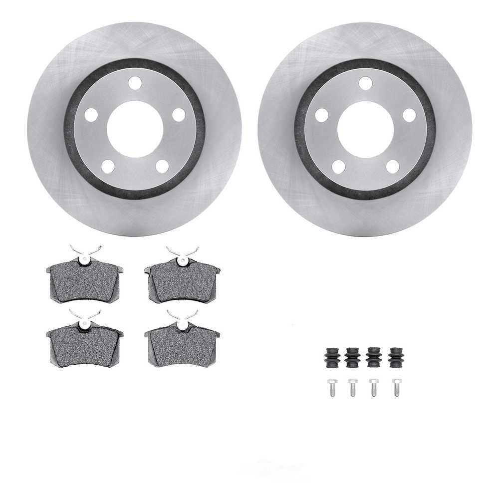 Dynamic Friction Company 6512-74303 DFC Rotors with 5000 Advanced Brake Pads includes Hardware
