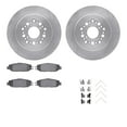 thumbnail image 1 of Dynamic Friction Company Rear Brake Rotors with 5000 Advanced Brake Pads includes Hardware 6512-75062, 1 of 3