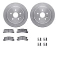thumbnail image 1 of Dynamic Friction Company Rear Brake Rotors with 5000 Advanced Brake Pads includes Hardware 6512-76234, 1 of 3