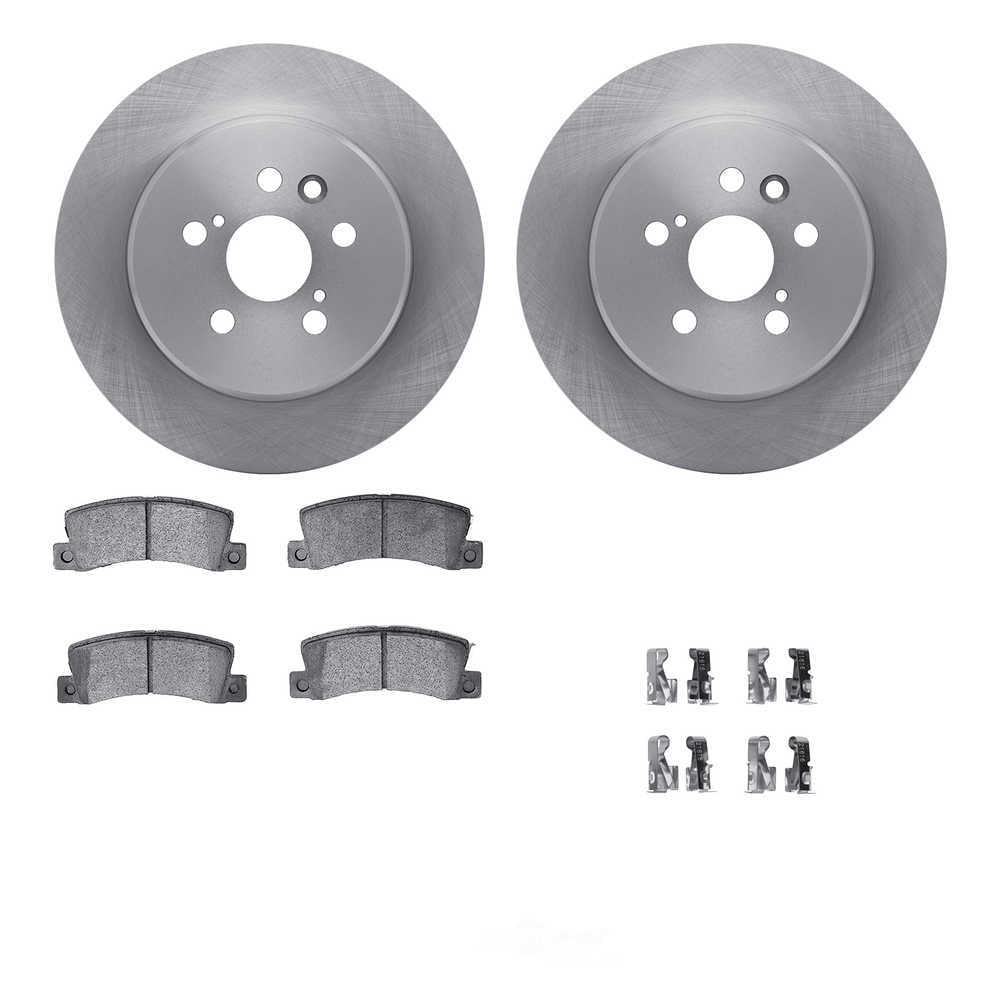 Dynamic Friction Company 6512-76287 DFC Rotors with 5000 Advanced Brake Pads includes Hardware
