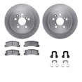 thumbnail image 1 of Dynamic Friction Company Rear Brake Rotors with 5000 Advanced Brake Pads includes Hardware 6512-76386, 1 of 3