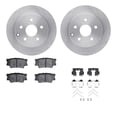 thumbnail image 1 of Dynamic Friction Company Rear Brake Rotors with 5000 Advanced Brake Pads includes Hardware 6512-76665, 1 of 3
