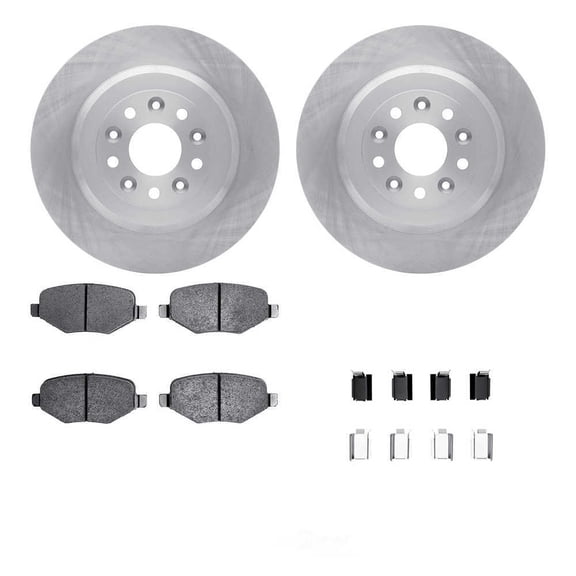 Dynamic Friction Company 6512-99189 DFC Rotors with 5000 Advanced Brake Pads includes Hardware