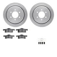 thumbnail image 1 of Dynamic Friction Company Rear Brake Rotors with 5000 Advanced Brake Pads includes Hardware 6512-99534, 1 of 3