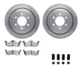 thumbnail image 1 of Dynamic Friction Company Rear Brake Rotors with 5000 Advanced Brake Pads includes Hardware 6512-99639, 1 of 3