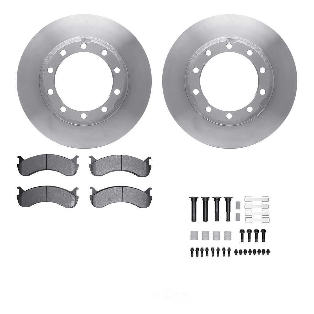 Dynamic Friction Company 6512-99765 DFC Rotors with 5000 Advanced Brake Pads includes Hardware
