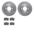 thumbnail image 1 of Dynamic Friction Company Rear Brake Rotors with 5000 Euro Ceramic Brake Pads 6602-74034, 1 of 3