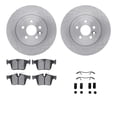 thumbnail image 1 of Dynamic Friction Company Rear Brake Rotors with 5000 Euro Ceramic Brake Pads includes Hardware 6612-11111, 1 of 3