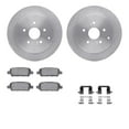 thumbnail image 1 of Dynamic Friction Company Rear Brake Rotors with 5000 Euro Ceramic Brake Pads includes Hardware - 6612-31414, 1 of 3