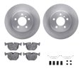 thumbnail image 1 of Dynamic Friction Company Rear Brake Rotors with 5000 Euro Ceramic Brake Pads includes Hardware 6612-31438, 1 of 3