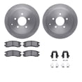 thumbnail image 1 of Dynamic Friction Company Rear Brake Rotors with 5000 Euro Ceramic Brake Pads includes Hardware 6612-47046, 1 of 3