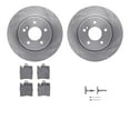 thumbnail image 1 of Dynamic Friction Company Rear Brake Rotors with 5000 Euro Ceramic Brake Pads includes Hardware 6612-63209, 1 of 3