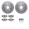 thumbnail image 1 of Dynamic Friction Company Rear Brake Rotors with 5000 Euro Ceramic Brake Pads includes Hardware 6612-63340, 1 of 3