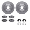 thumbnail image 1 of Dynamic Friction Company Rear Brake Rotors with 5000 Euro Ceramic Brake Pads includes Hardware 6612-63355, 1 of 3